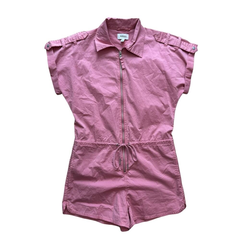 Pistola Meg Zip Front Romper - Flamingo Size XS - Picture 7 of 12